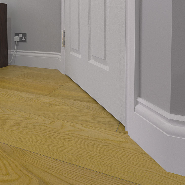 Ogee 1 MDF Skirting Board (Traditional Moulding)