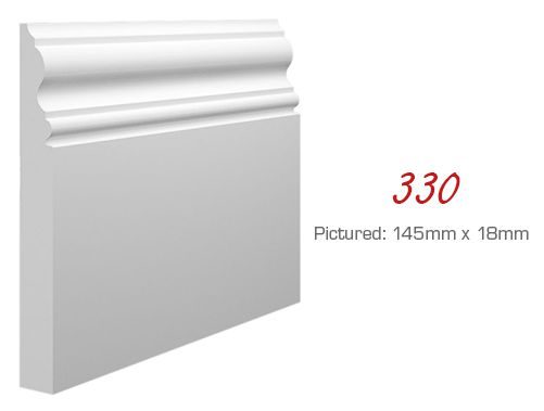 330 Design - MDF Skirting Board