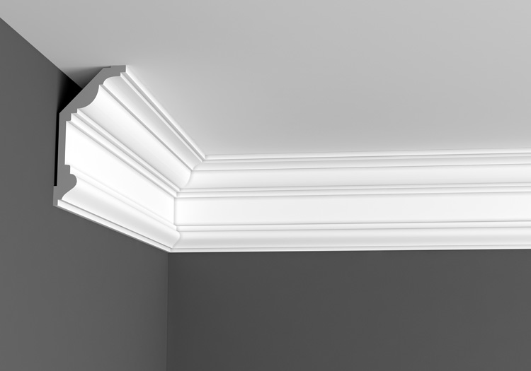 A large decorative cornice