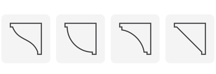 cornice boards shapes