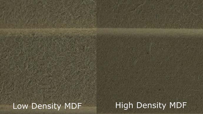 Low Density MDF vs High Density MDF