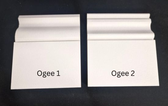 Ogee 1 and Ogee 2 Compared Front Face