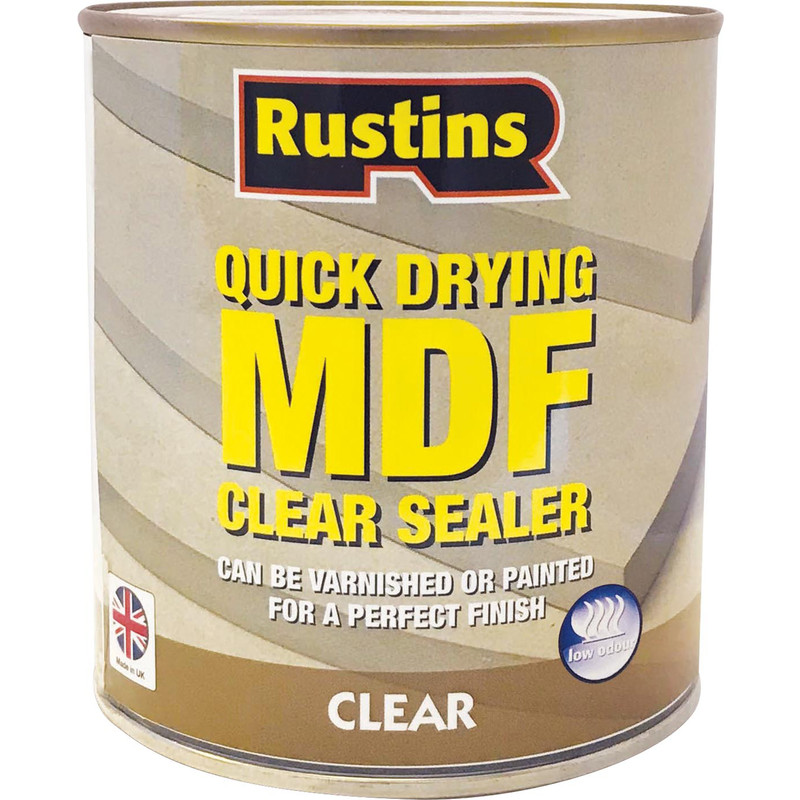 Rustins Quick Drying MDF Primer Sealer Clear 2.5L