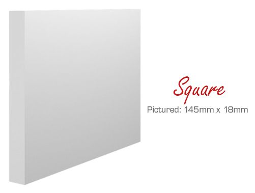 Square Design - MDF Skirting Board