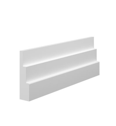 Stepped 2 MDF Architrave Sample